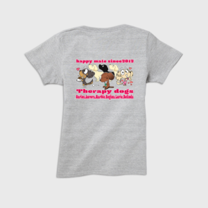 ドッグセラピー活動をされてるお客様用にTシャツを作らせていただきました