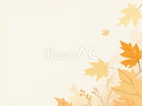 無料イラスト,枯れ葉,秋,紅葉,葉っぱ,植物,壁紙
