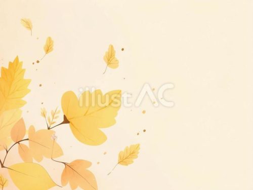 無料イラスト,枯れ葉,秋,紅葉,葉っぱ,植物,壁紙
